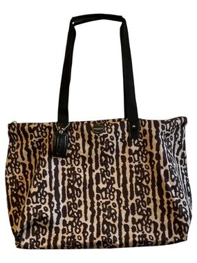 COACH Signature Ocelot Nylon Packable Tote Bag - NWOT **